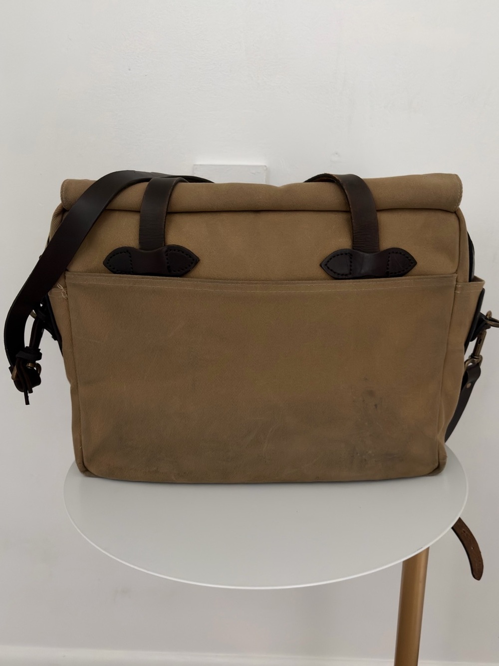 Filson Padded Computer Bag Model 258 Tan - Picture 2 of 8
